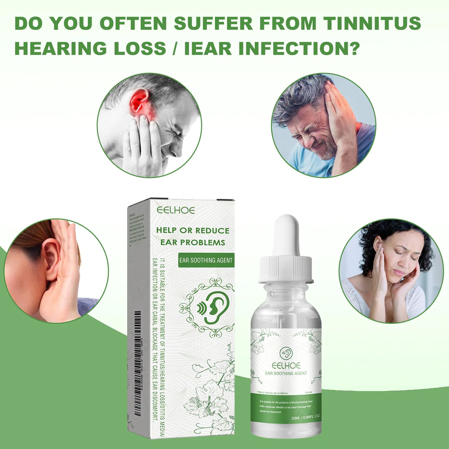 EELHOE Ear Soothing Drops for Ear Health and Comfort