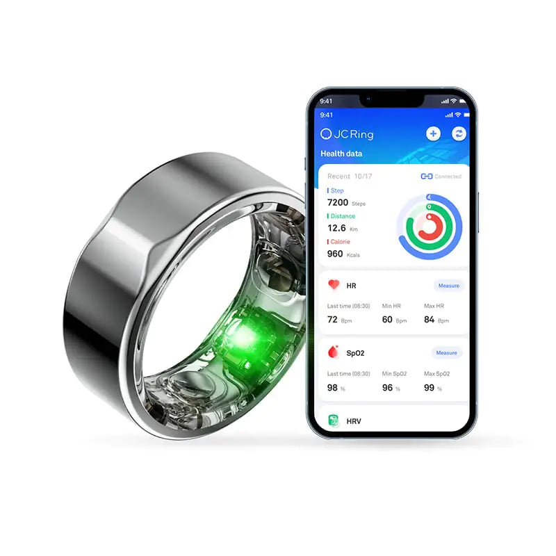 Smart Health Ring for Sleep and Heart Rate Tracking