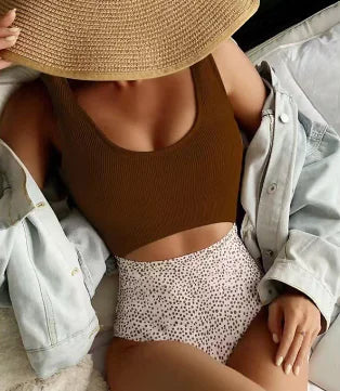 2023 New High-Waist U-Shaped Bikini Swimsuit for Women