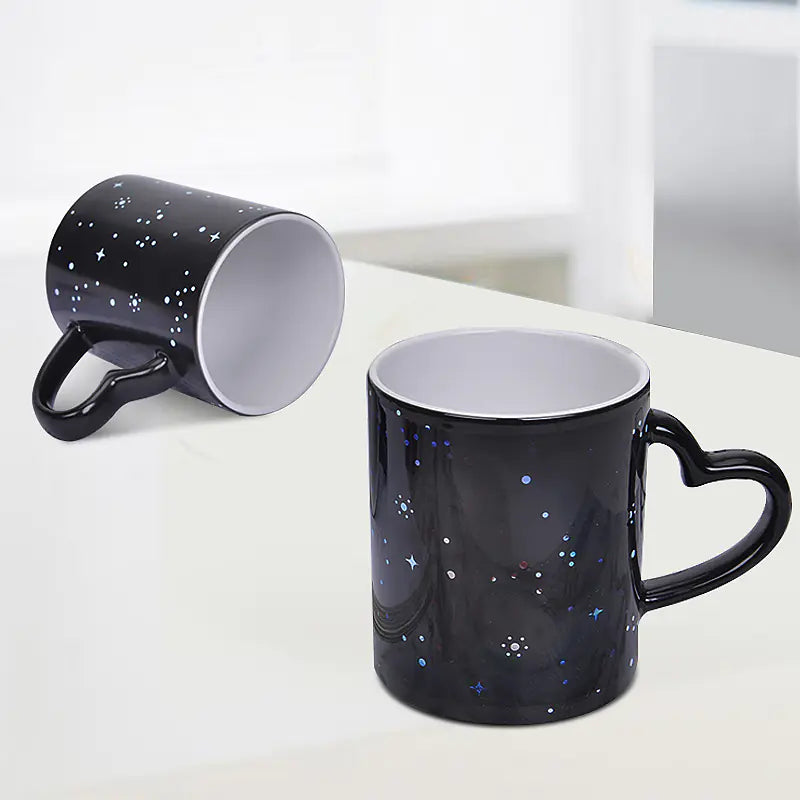 Heart Light-Up Color Changing Mug with Heat Sensitive Coating
