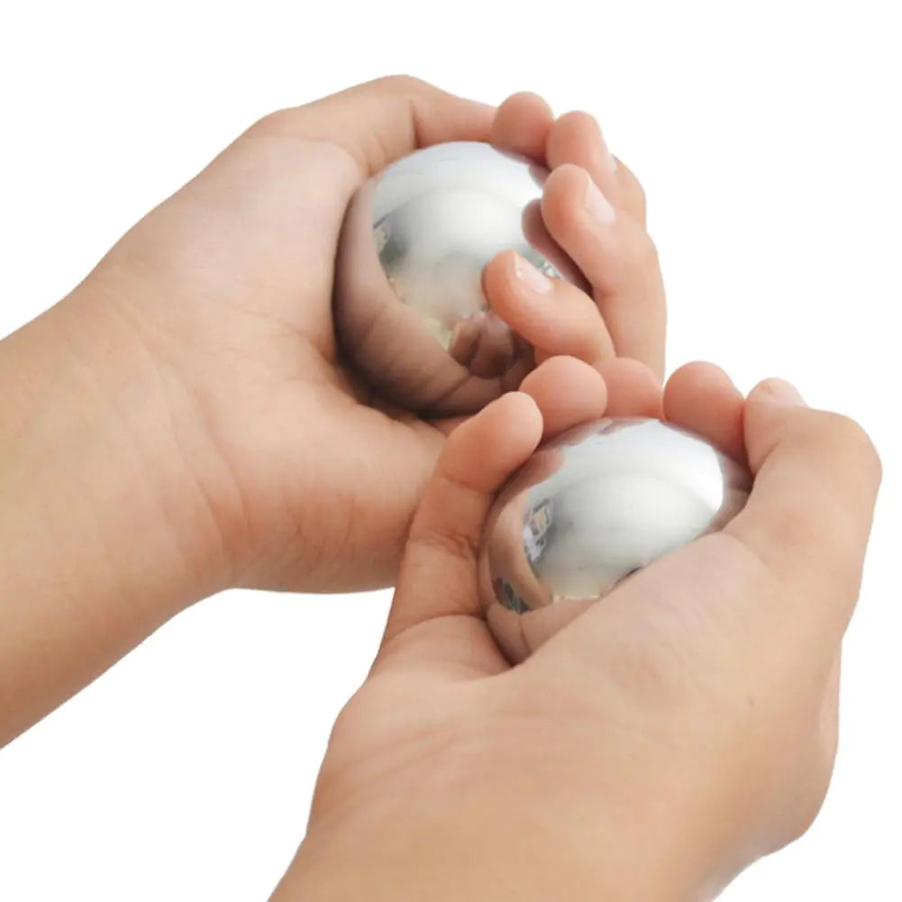Stainless Steel Hollow Fitness Ball, Steel Hand Ball