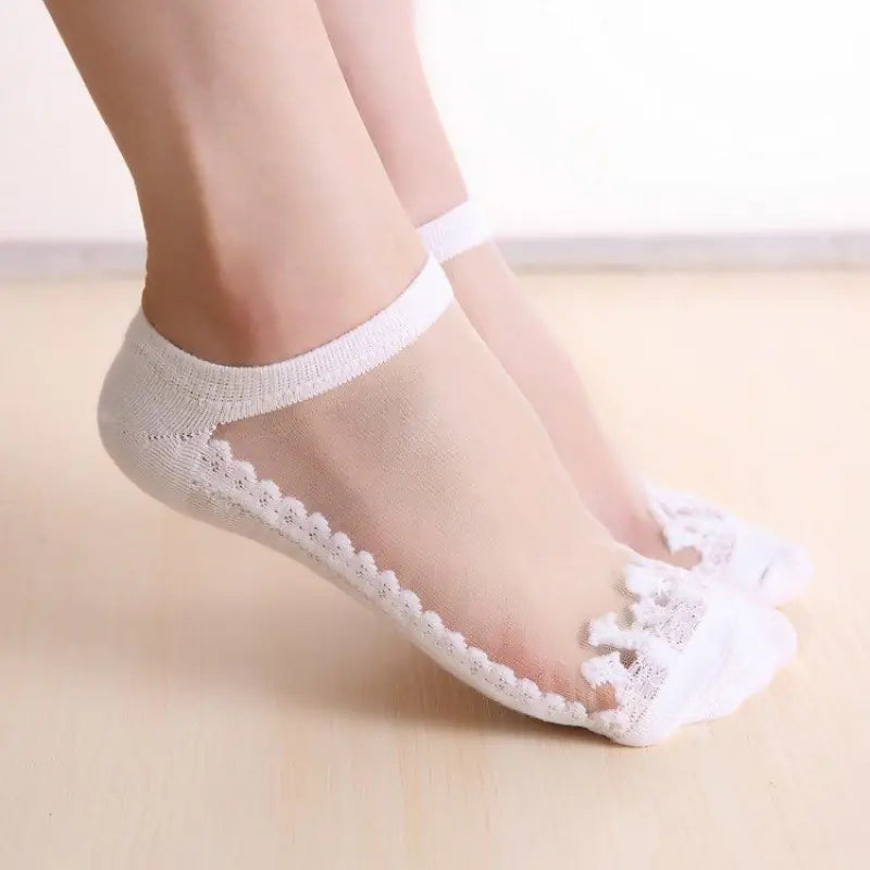 Korean Socks and Glass Stockings Set