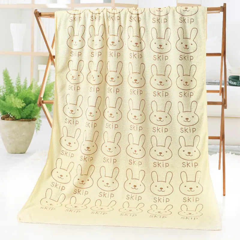 Rabbit Absorbent Towel for Beauty and Hair Care