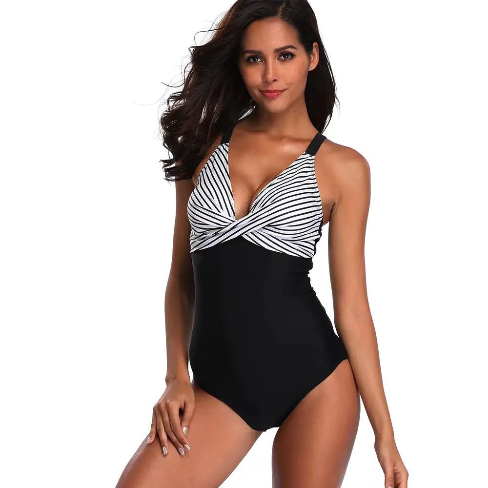 Plus Size Women's Swimsuit - New Stylish One-Piece
