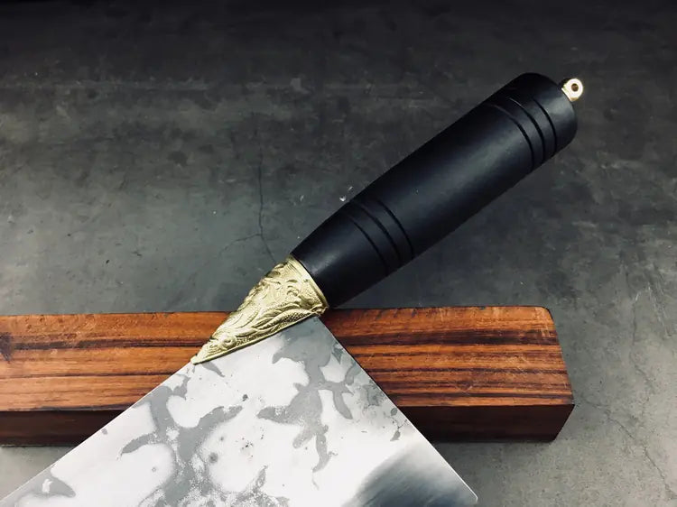 Longquan Handmade Chef's Knife - Forged Manganese Steel