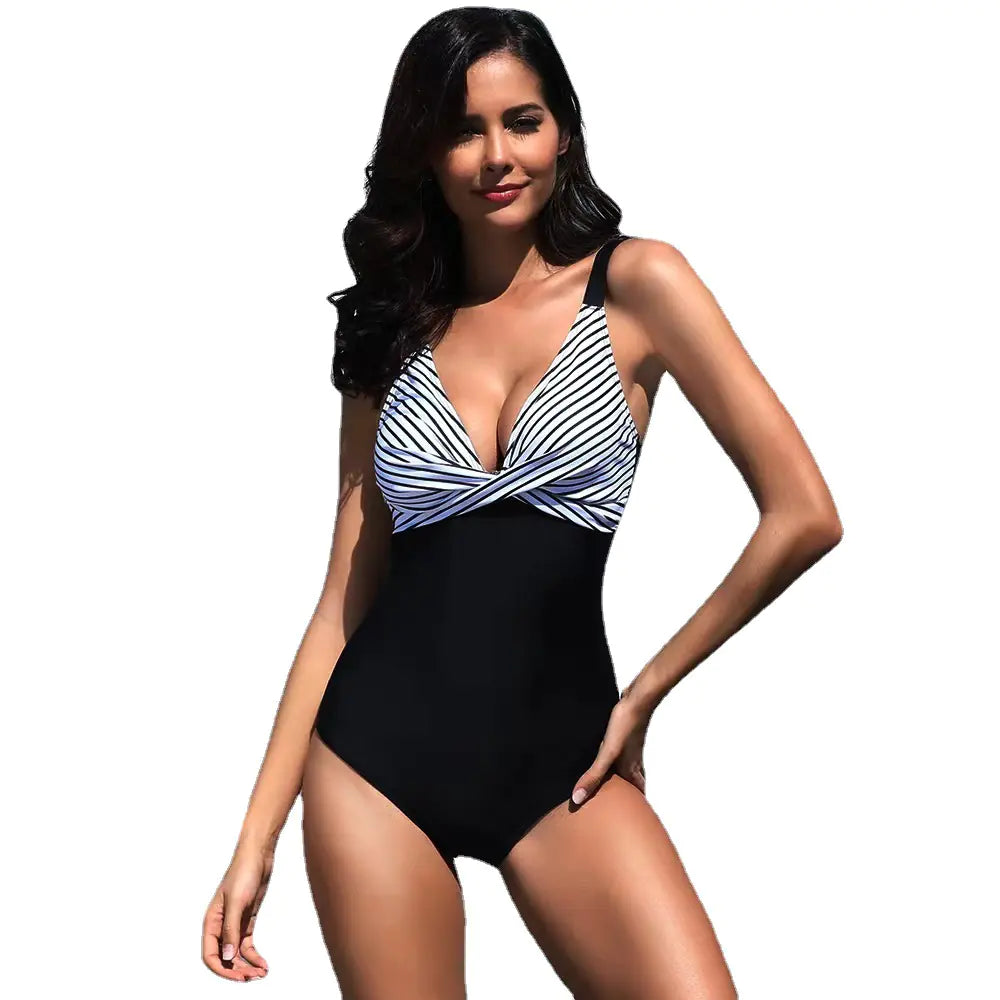 Plus Size Women's Swimsuit - New Stylish One-Piece