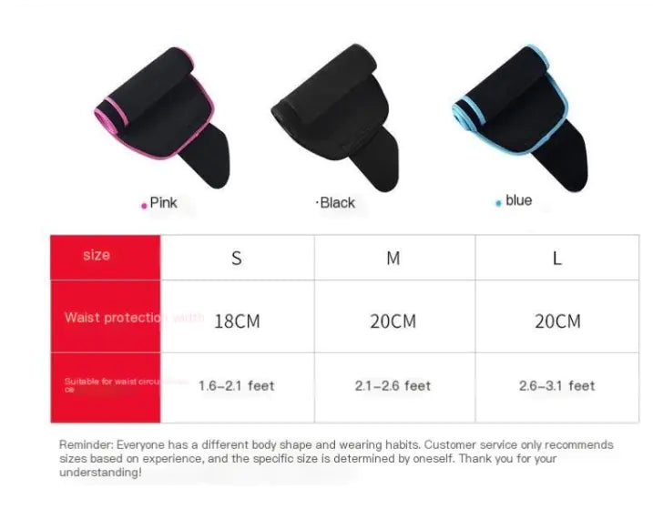 Breathable Sweat-Enhancing Yoga Waist Support Belt