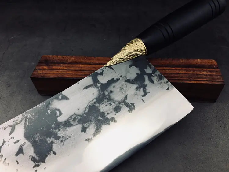 Longquan Handmade Chef's Knife - Forged Manganese Steel