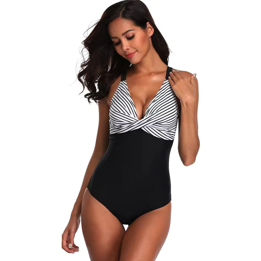 Plus Size Women's Swimsuit - New Stylish One-Piece