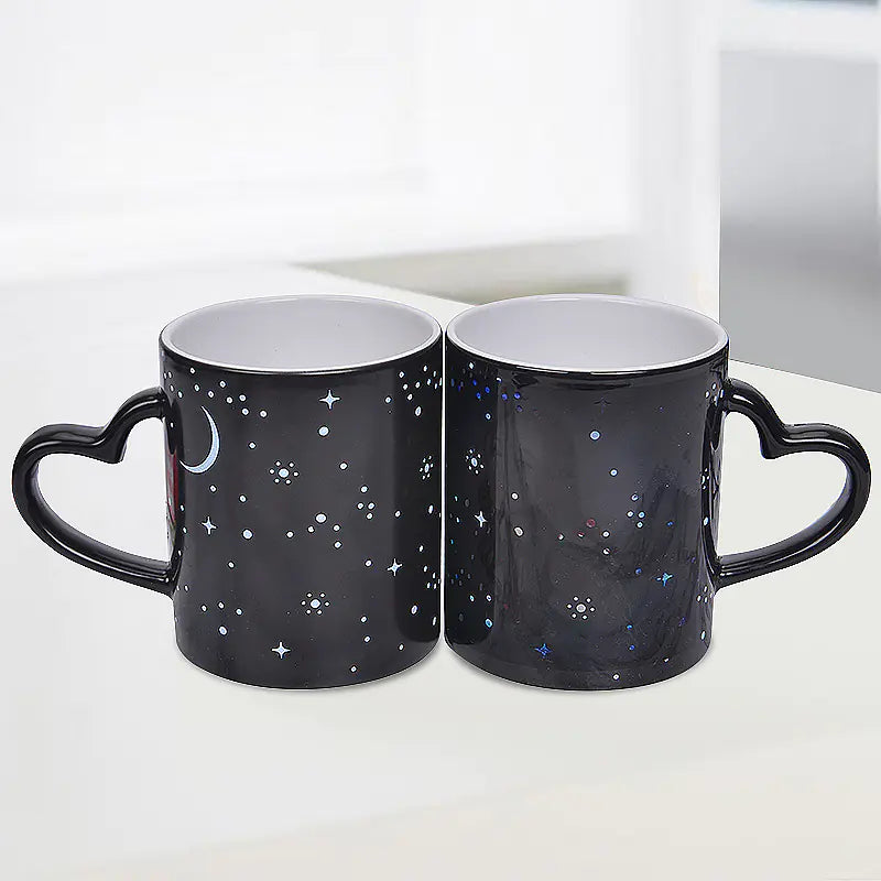 Heart Light-Up Color Changing Mug with Heat Sensitive Coating