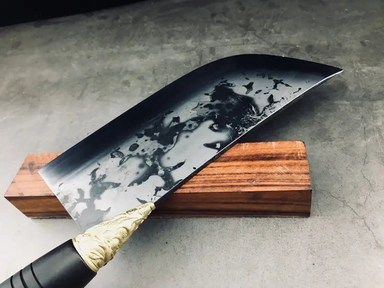 Longquan Handmade Chef's Knife - Forged Manganese Steel