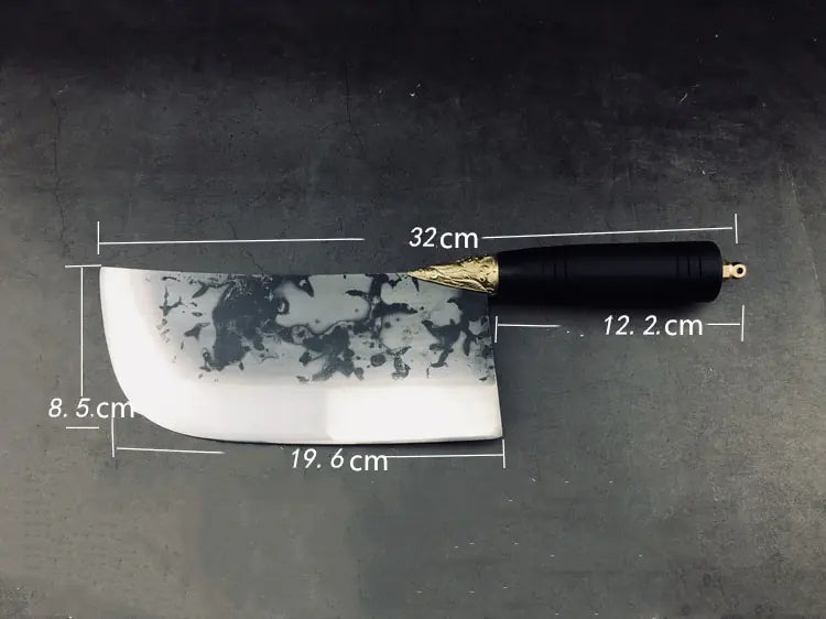 Longquan Handmade Chef's Knife - Forged Manganese Steel