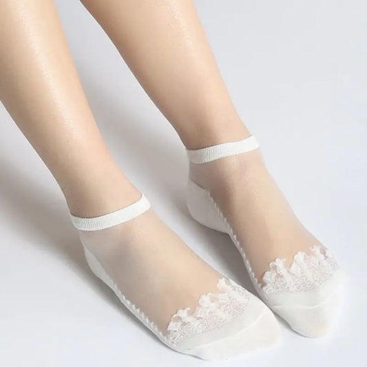 Korean Socks and Glass Stockings Set