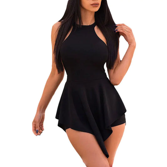 Summer Women's Sexy Backless Jumpsuit for Cross-Border