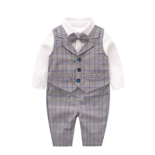 Gentleman Suit Outfit for Baby Boy's First Year