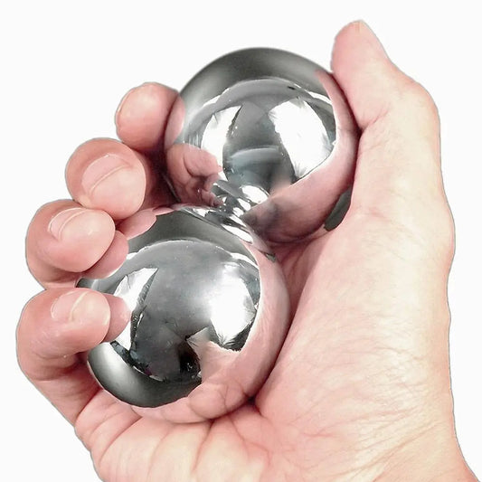 Stainless Steel Hollow Fitness Ball, Steel Hand Ball