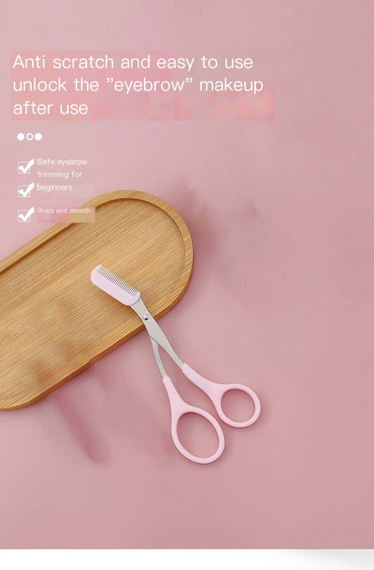 Eyebrow Scissors with Comb for Beginners and Makeup