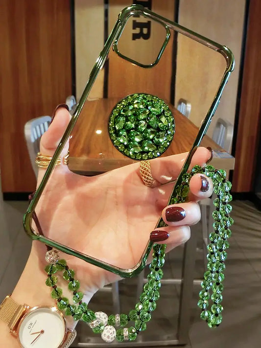 Japanese and Korean Rhinestone Anti-Fall Lanyard
