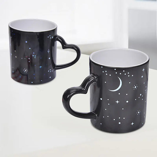 Heart Light-Up Color Changing Mug with Heat Sensitive Coating